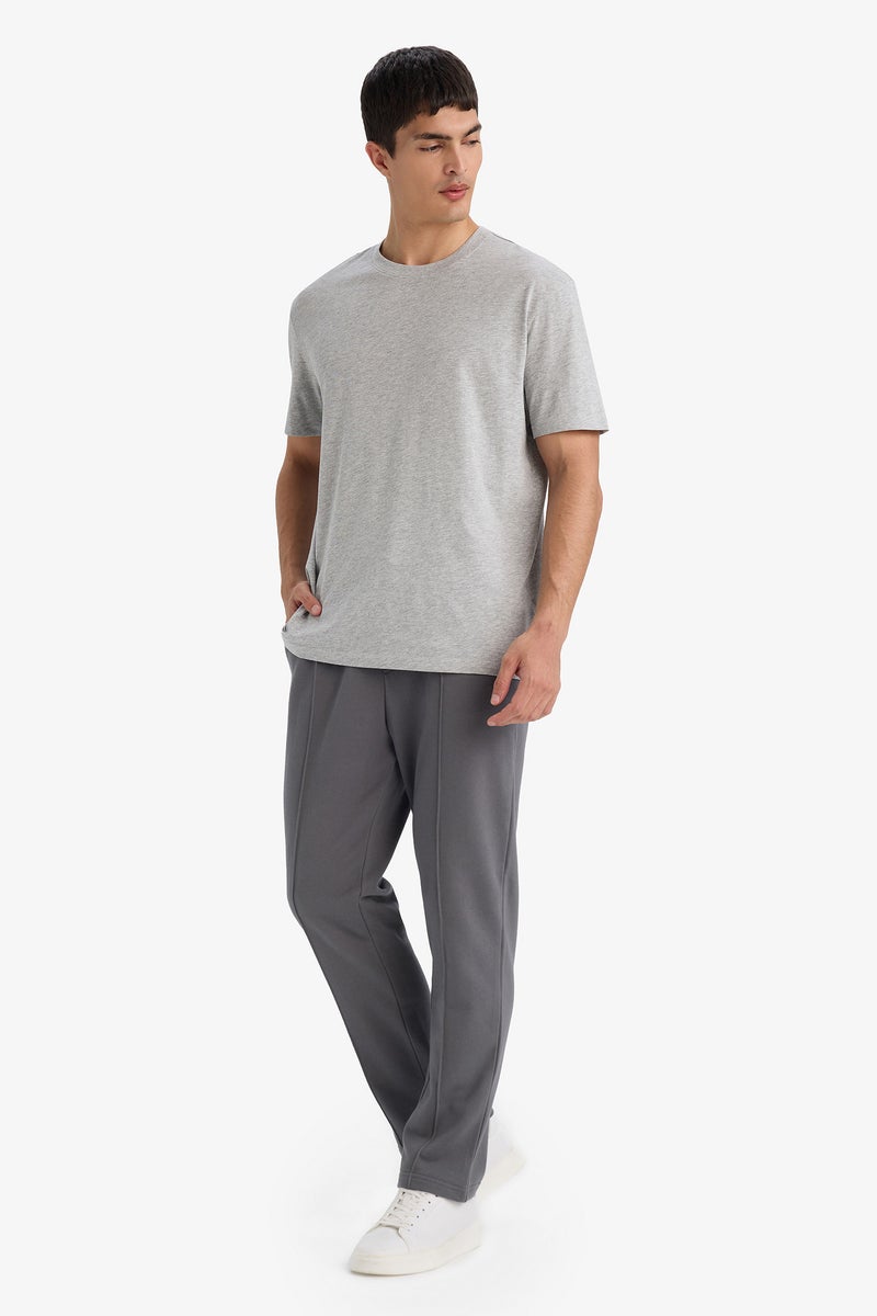 DeFacto Grey Man Basic Grey Trousers Casual - Image 2